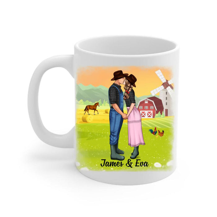 Farming Partners For Life - Personalized Mug For Couples, Her, Him, Farmer