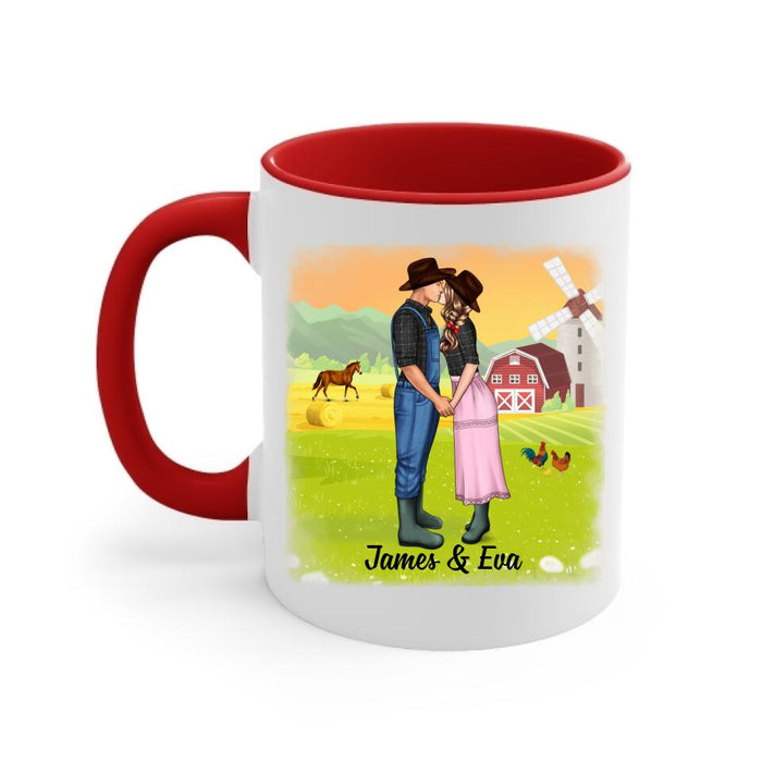 Farming Partners For Life - Personalized Mug For Couples, Her, Him, Farmer