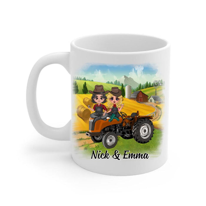 Farming Partners For Life - Personalized Mug For Couples, Him, Her, Farmer