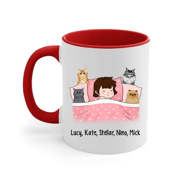 La Vie N'est Pas Parfaite Mais C'est Pas Grave J'ai Mes Chats - Personalized Mug For Him, Her, Cat Lovers