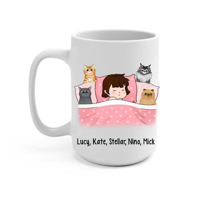 La Vie N'est Pas Parfaite Mais C'est Pas Grave J'ai Mes Chats - Personalized Mug For Him, Her, Cat Lovers