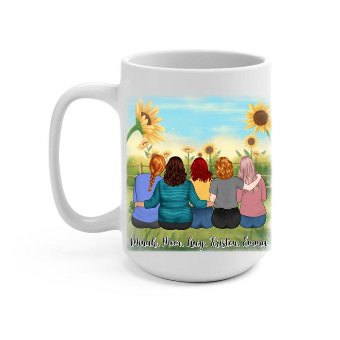 You Will Always Be Our Sunshine - Personalized Mug For Mom, Daughters, Mother's Day