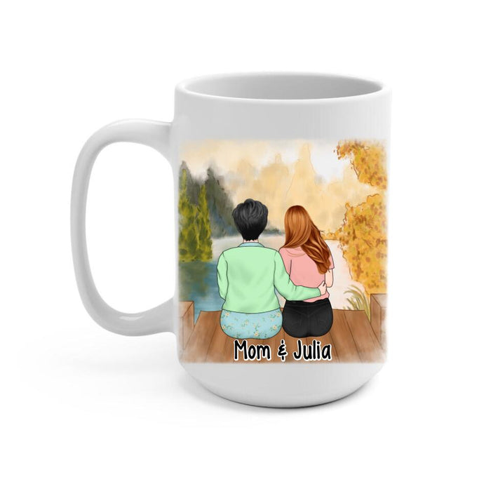 Life Gave Me The Gift Of You - Personlized Mug For Mother-in-law, For Mom, Mother's Day