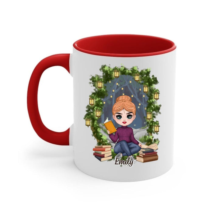 Just A Girl Who Loves Books - Personalized Mug For Her, Book