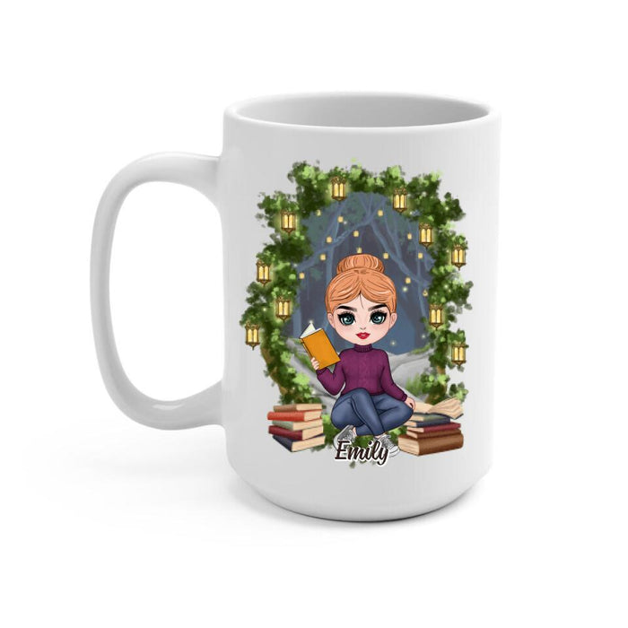 Just A Girl Who Loves Books - Personalized Mug For Her, Book