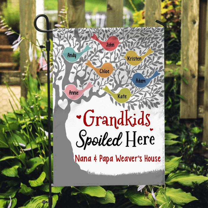 Custom Nana's Garden Canvas, Garden Gifts For Grandma, Mothers Day Gift For  Grandmother With Grandkids Names - Best Personalized Gifts For Everyone