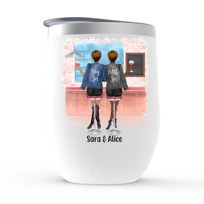 Personalized Wine Tumbler, Drinking Friends, Gift for Sisters, Best Fr —  GearLit
