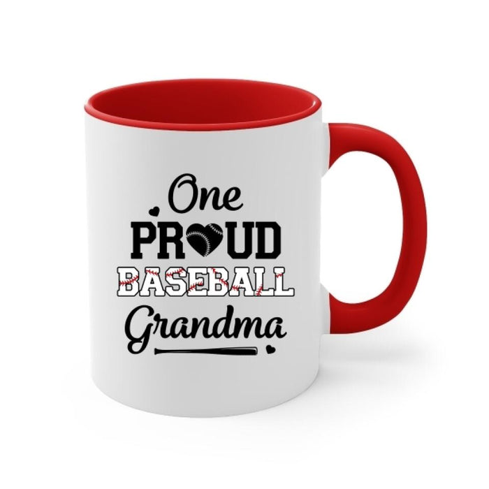 Up To 3 Kids My Favorite Baseball Player Calls Me Grandma - Personalized Mug For Grandma, Baseball