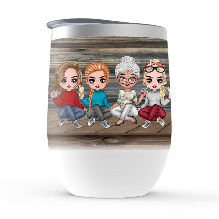 Personalized Custom Wine Tumbler Mug Custom Insulated Cup for Wine