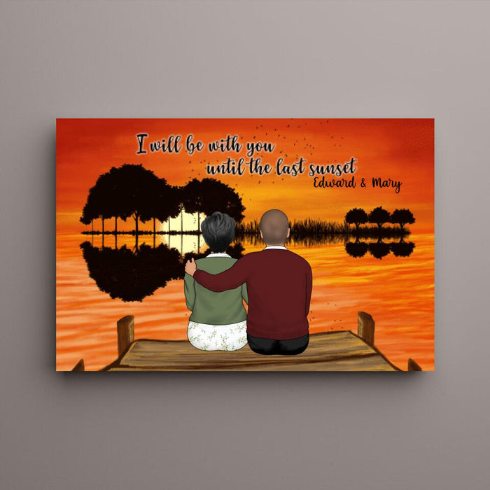 I Will Be with You - Anniversary Personalized Gifts Custom Canvas for Family for Mom