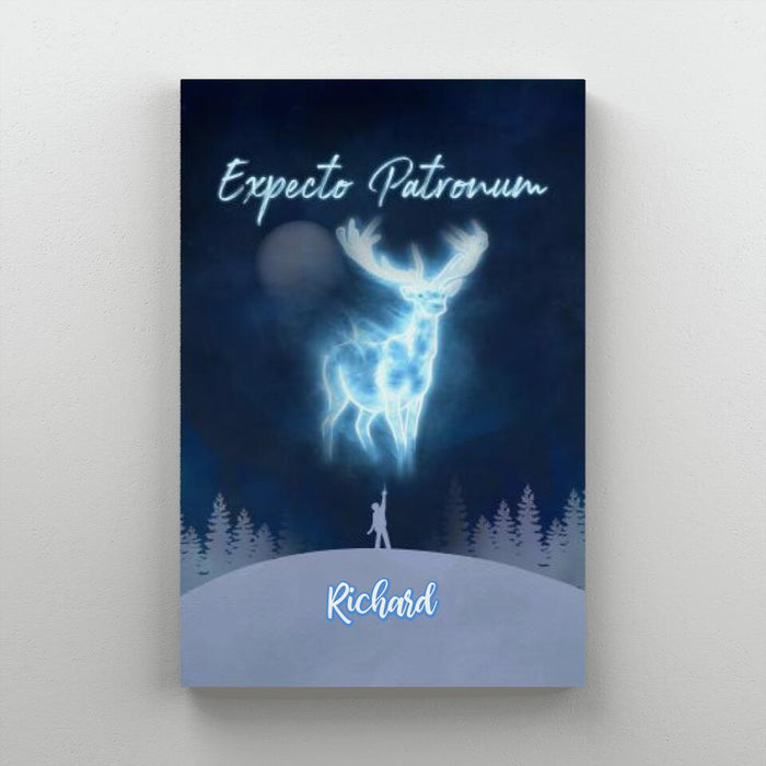 Personalized Poster, Canvas, HP Patronus Gifts for HP Lovers