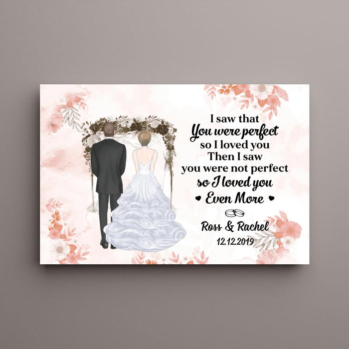 Personalized Canvas, Wedding Couple, I Am Yours And You Are Mine, Anniversary Gift For Couples