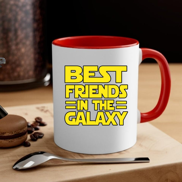 Best Friends in the Galaxy - Personalized Gifts Custom Mug for Him, for Dad, for Him