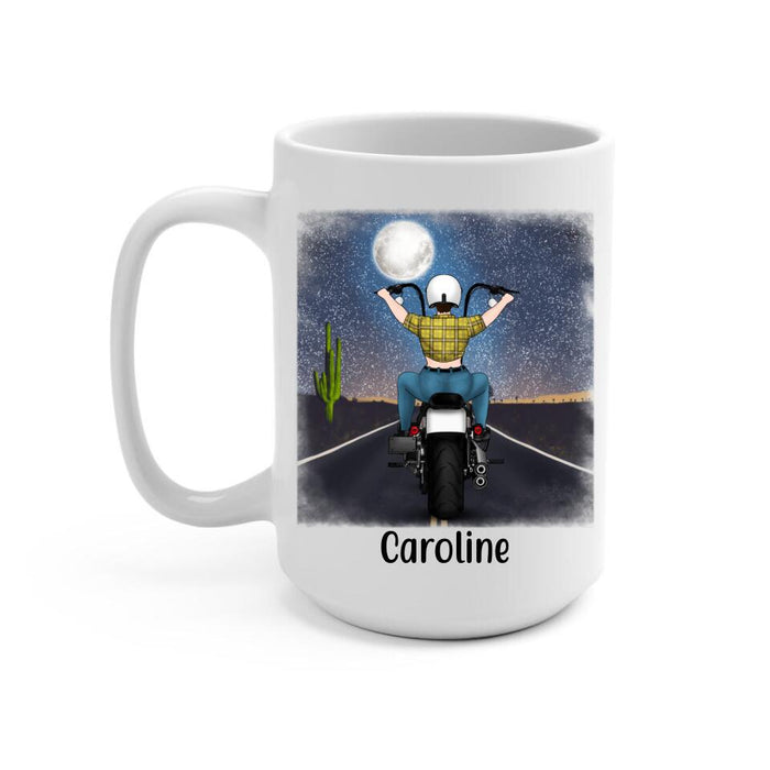 I'm That Crazy Biker Chick - Personalized Mug For Her, Motorcycle Lovers