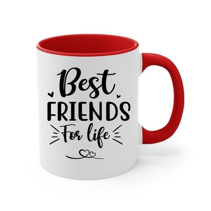 Best Friend for Life - Personalized Gifts Custom Rugby Mug for Dad