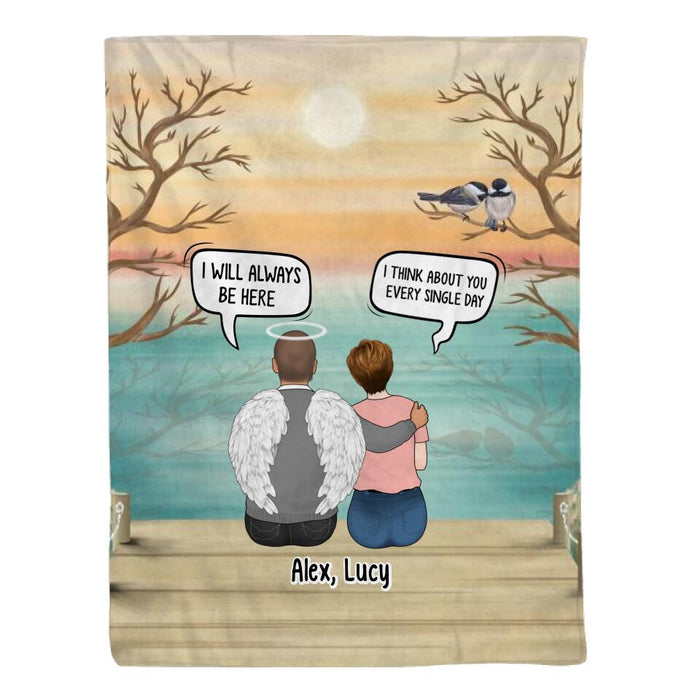 I Still Talk About You- Personalized Gifts Custom Blanket for Loss of Mother/Father/Brother/Husband Gift