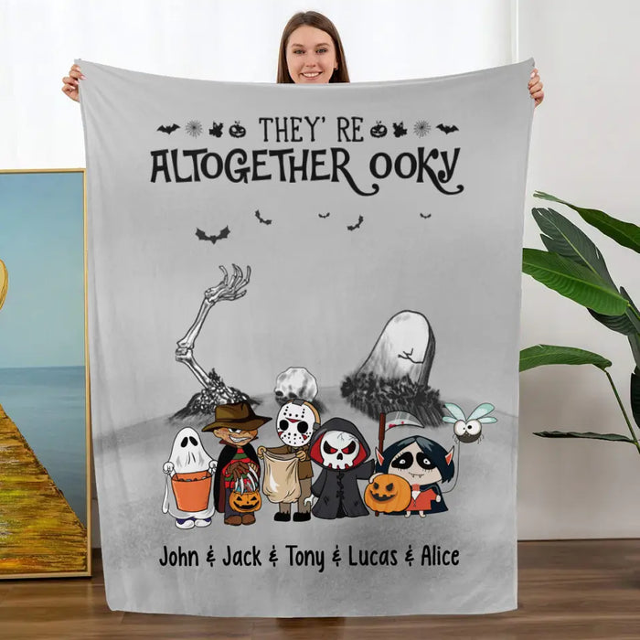Personalized Blanket, Spooky Ooky Family, Gifts For Halloween Family