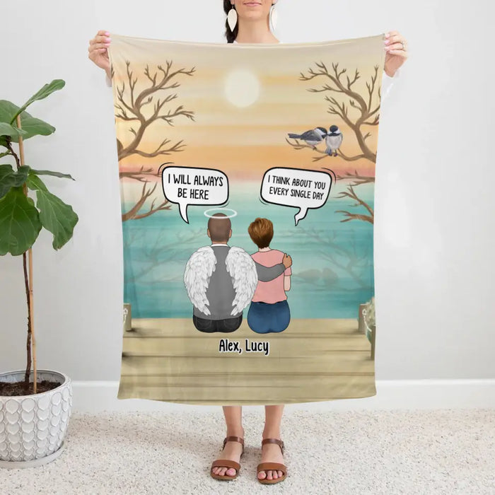 I Still Talk About You- Personalized Gifts Custom Blanket for Loss of Mother/Father/Brother/Husband Gift