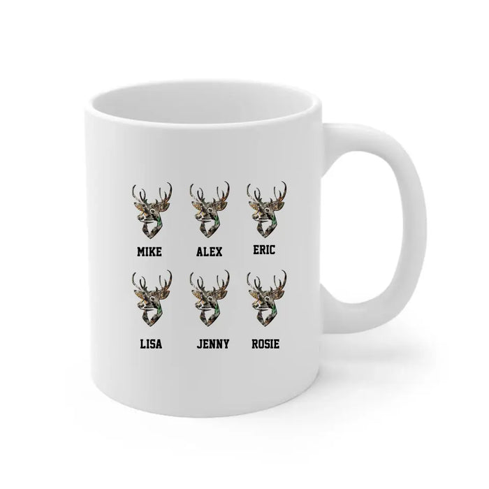 Best Buckin Dad Ever - Father's Day Personalized Gifts Custom Hunting Mug for Dad, Hunting Lovers