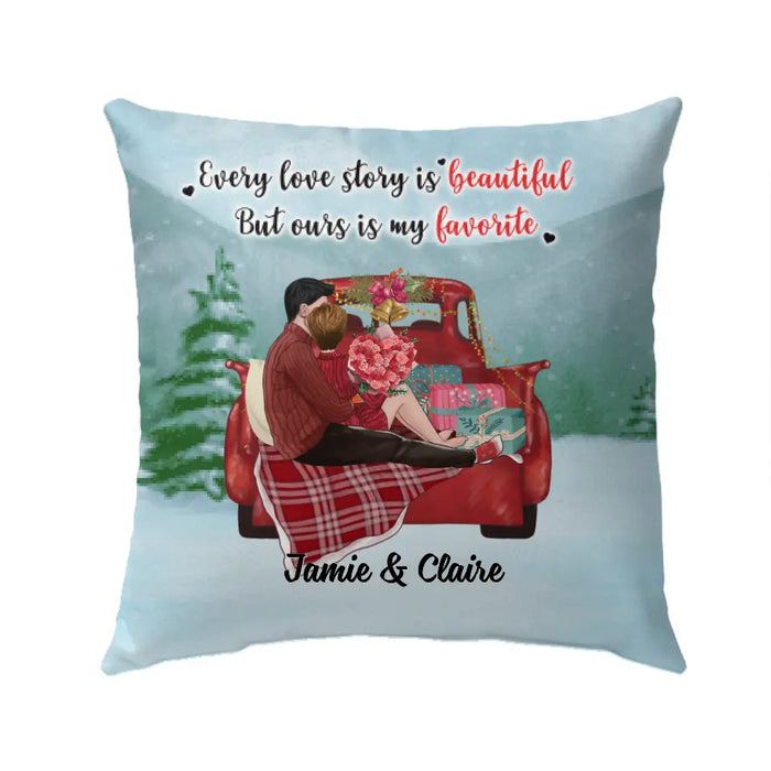 Personalized Pillow, You Are The First And Last Things, Christmas Gift For Couples