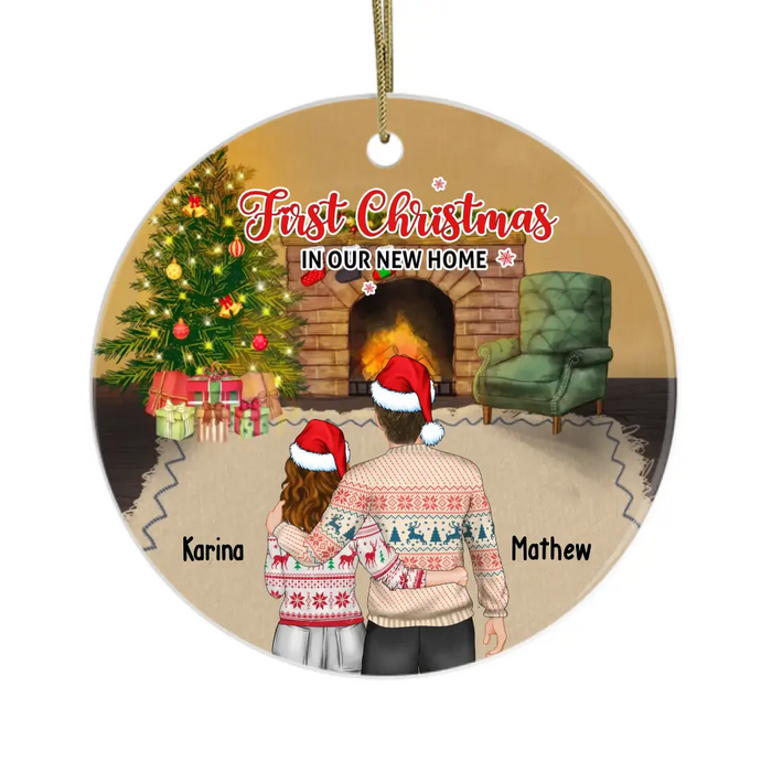 Our First Christmas in Our New Home - Personalized Christmas Gifts, Custom Ornament for Couples