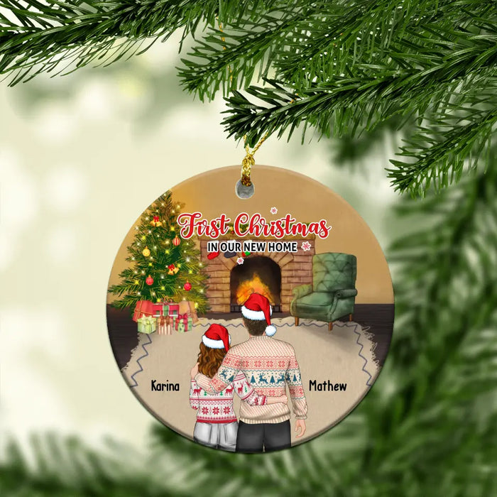 Our First Christmas in Our New Home - Personalized Christmas Gifts, Custom Ornament for Couples