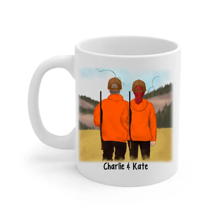 Hunting Partners For Life - Personalized Mug For Hunting Couples, Gifts for Hunters