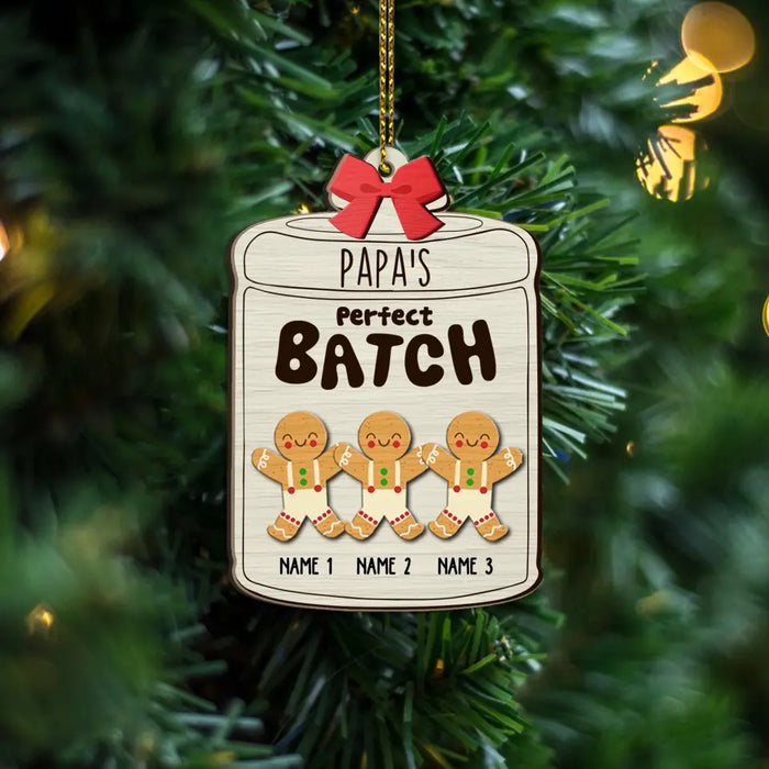 Perfect Batch - Family Personalized Custom Ornament - Wood Custom Shap -  Pawfect House ™