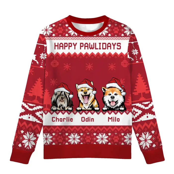 Ugly christmas sweater with 2025 dog