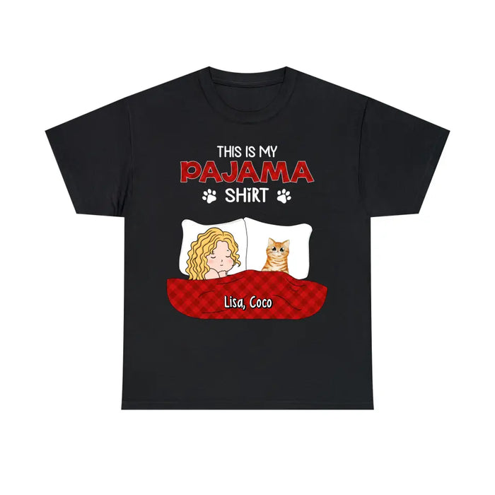 This Is My Pajama - Personalized Gifts Custom Cat Lovers Shirt For Cat Mom, Cat Lovers