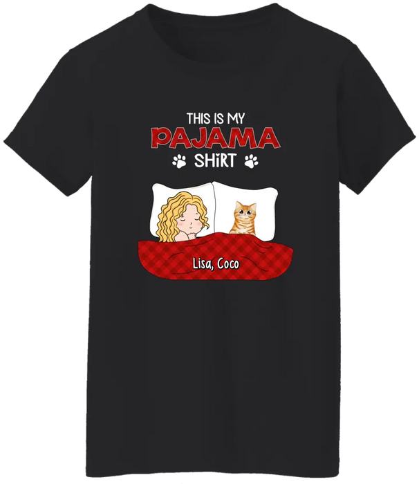 This Is My Pajama - Personalized Gifts Custom Cat Lovers Shirt For Cat Mom, Cat Lovers