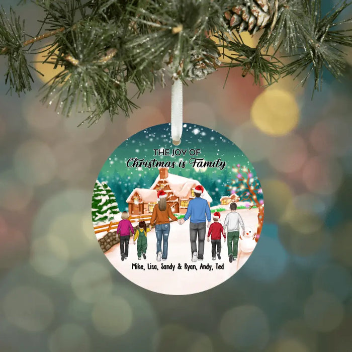 The Joy Of Christmas Is Family - Personalized Christmas Gifts