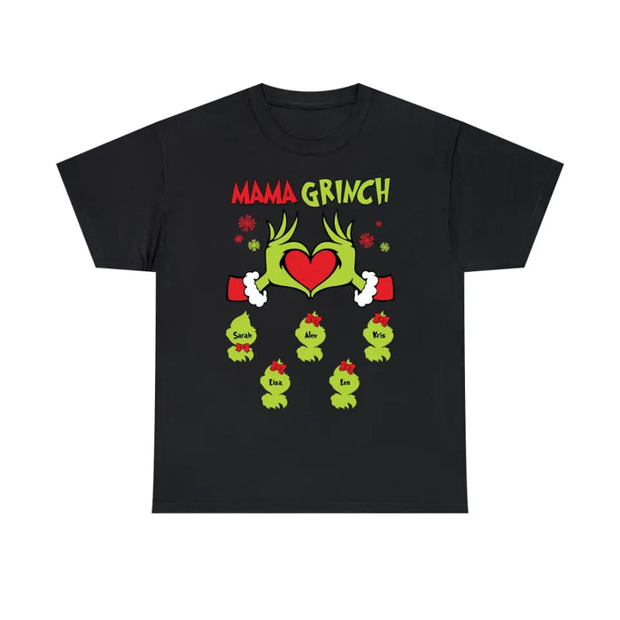 Maglietta Grinchmas: maglietta natalizia personalizzata per la famiglia - Italia Maglietta Grinchmas: maglietta natalizia personalizzata per la famiglia - Italia