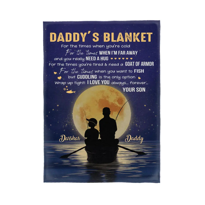 Personalized Blanket, Fishing Daddy's Blanket - I Love You Always And —  GearLit