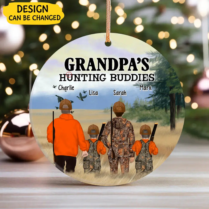 Hunting Buddies For Life - Personalized Hunting Christmas Ornament, Gift for Hunters, Hunting Family