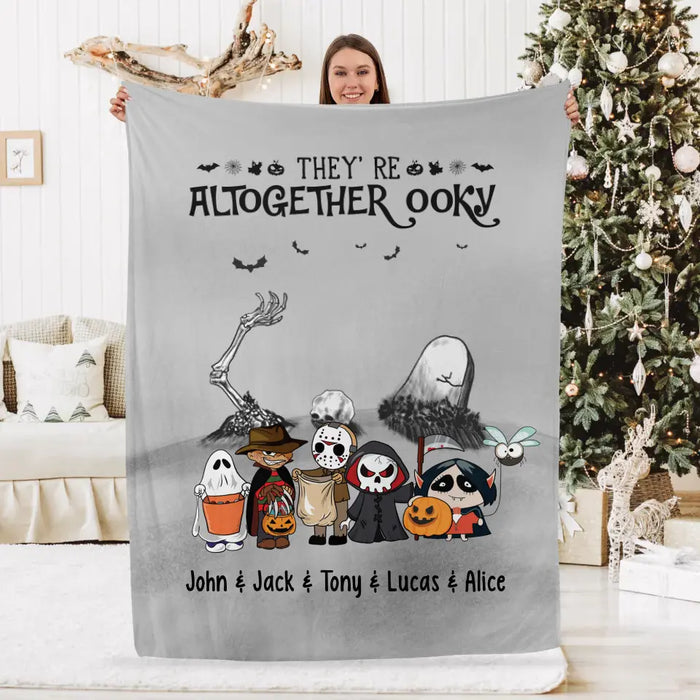 Personalized Blanket, Spooky Ooky Family, Gifts For Halloween Family