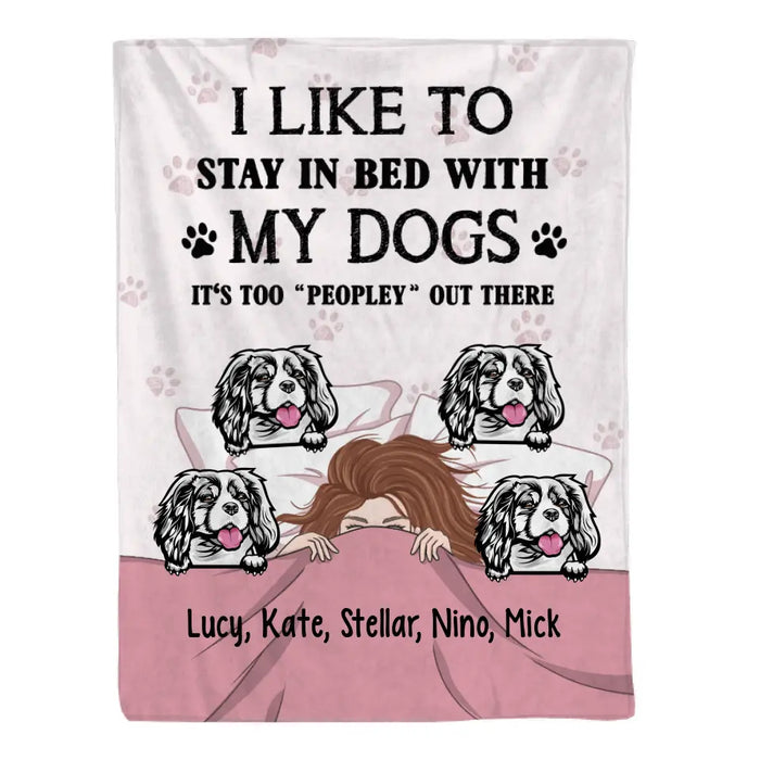 Girl and discount dog blanket