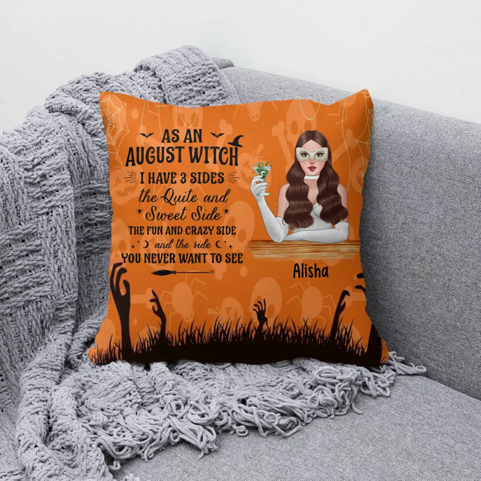 Personalized Pillow, A Witch Has 3 Sides - Gift For Halloween