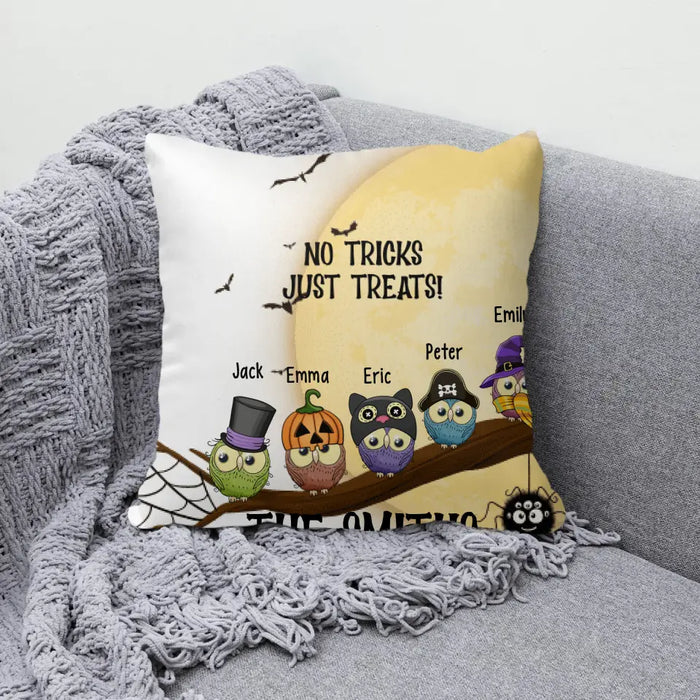 Personalized Pillow, Halloween Owl Kids, Gift for Halloween, Gift for Family