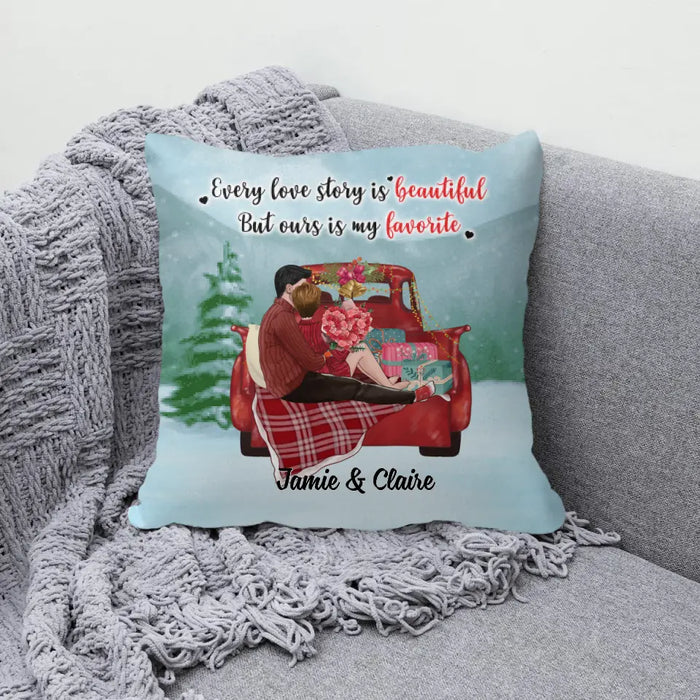 Personalized Pillow, You Are The First And Last Things, Christmas Gift For Couples