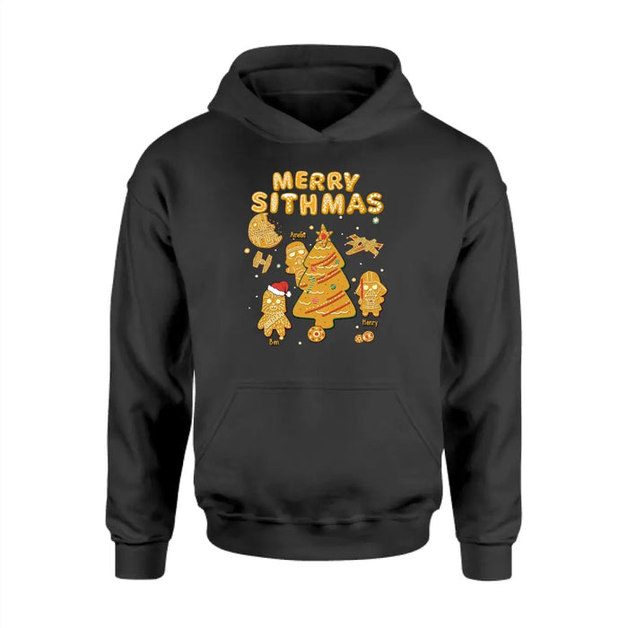 Merry Sithmas Gingerbread Shirt - Personalized Christmas Gifts Custom Shirt for Family, Gingerbread Lovers