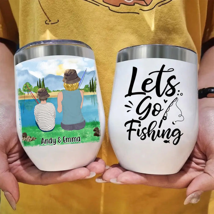 Let's Go Fishing - Personalized Gifts Custom Fishing Wine Tumbler for —  GearLit