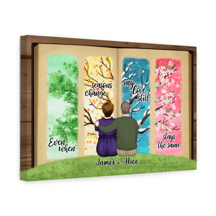 thumbnail image 2 of Personalized I Loved You Then I Love You Still Anniversary Gift Canvas 29624 2 of 11