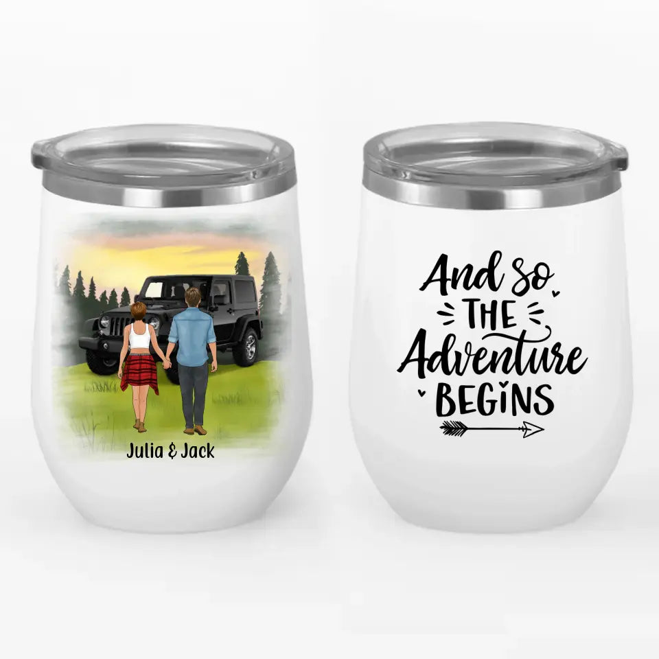 Personalized Wine Tumbler, Couple Holding Hands, Relationship Goals, G —  GearLit