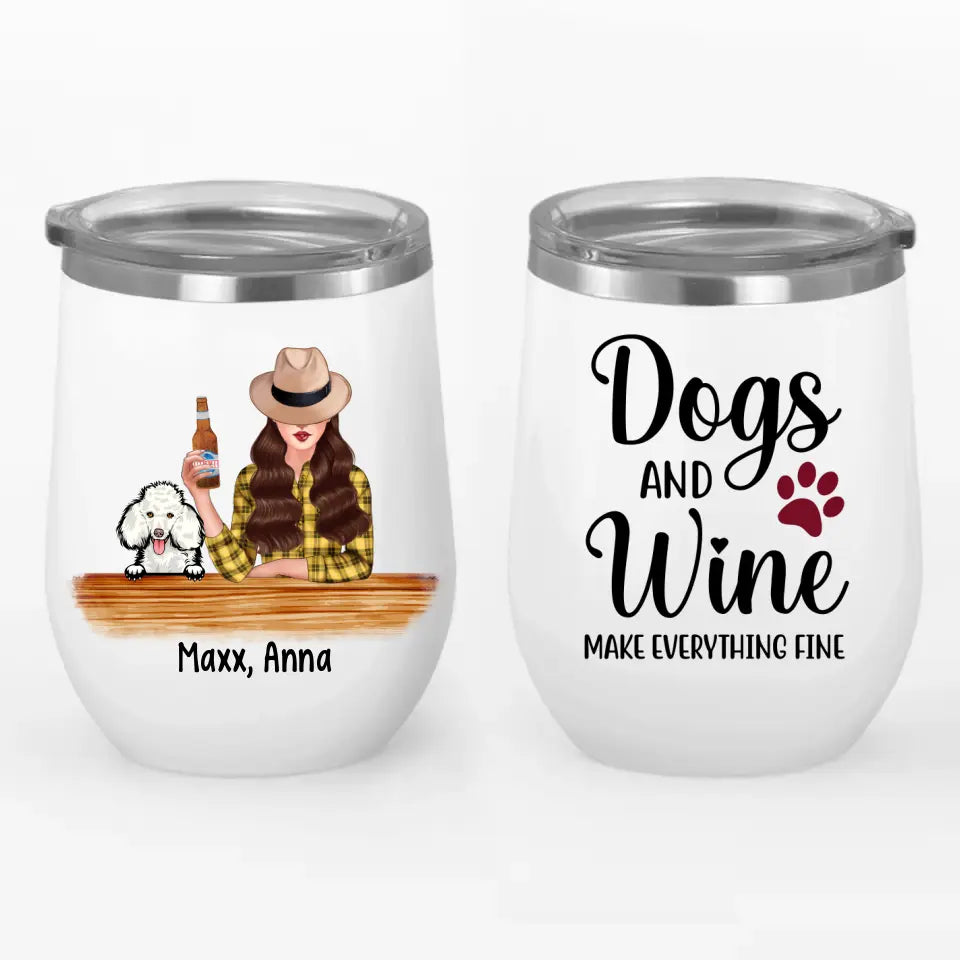 Personalized dog wine glasses cheap