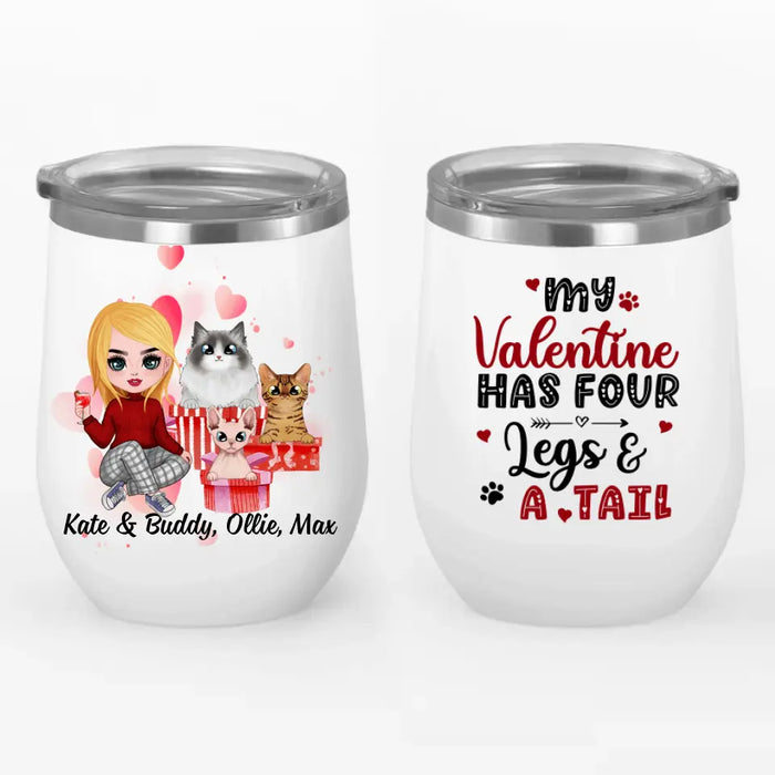 Buy Valentine's Day Tumbler Cups Personalized, Valentine Wine