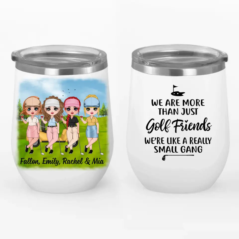 Personalized Golf Chick Stainless Steel Tumbler, Golf Chick Cup