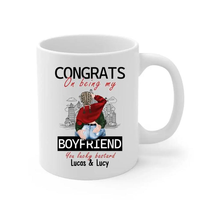 Funny Mug for Boyfriend, You Are the Luckiest Guy in World, Sarcastic –  CustomHappy