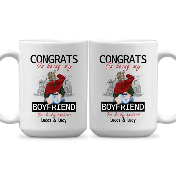 Funny Mug for Boyfriend, You Are the Luckiest Guy in World, Sarcastic –  CustomHappy