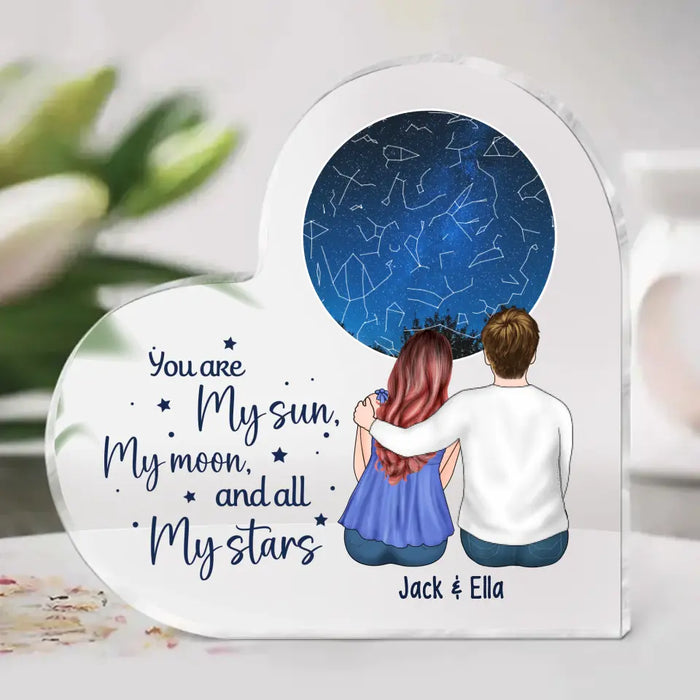 I Love You More Than All The Stars In The Sky - Personalized Gifts Custom Constellation Star Map Acrylic Plaque Gift For Him Her, For Couples